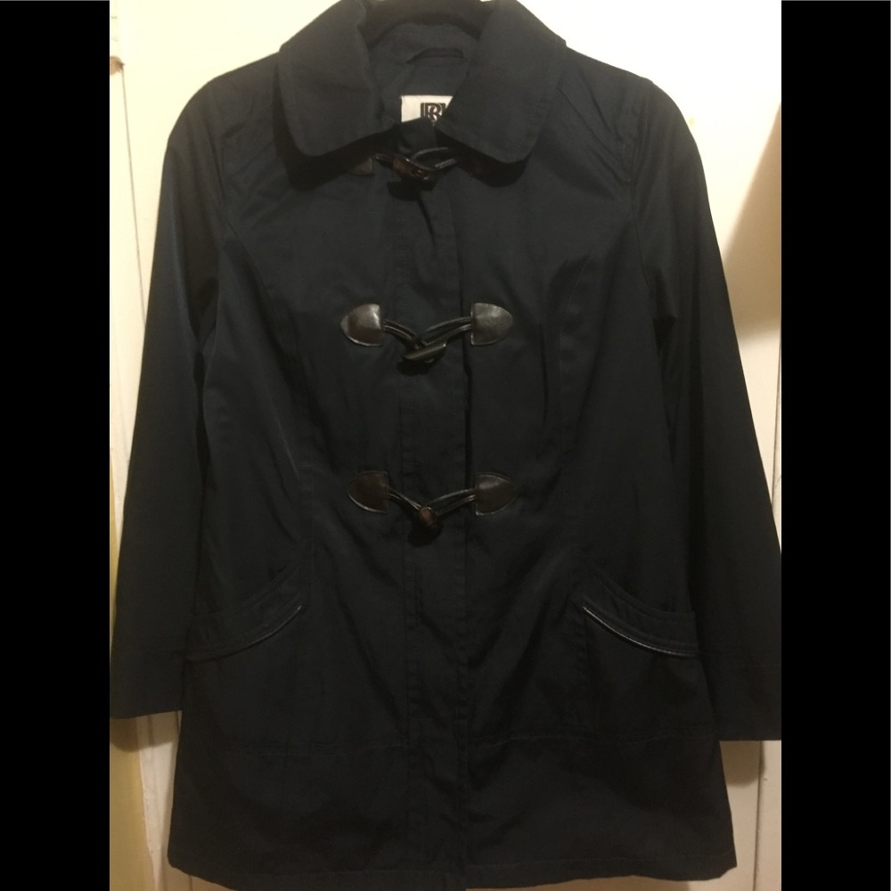 🌹HP🌹Stylish Hooded Toggle Light weight Trench Coat Utility Tailored Blazer - Picture 4 of 7